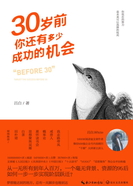 30岁前,你还有多少成功的机会【变化认知尺度,突破自我,最终实现阶层的跃迁!白茶、思想聚焦吴雁、田朴珺等诚意推荐】
