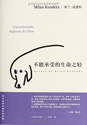 不能承受的生命之轻(许钧译)自制精排