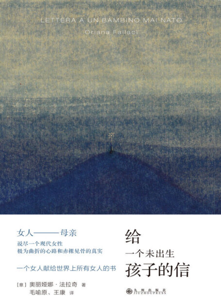 给一个未出生孩子的信(剖心之作,一个女人献给世界上所有女人的书,也是一个女人献给世界上所有“男人”的书 理想国出品)