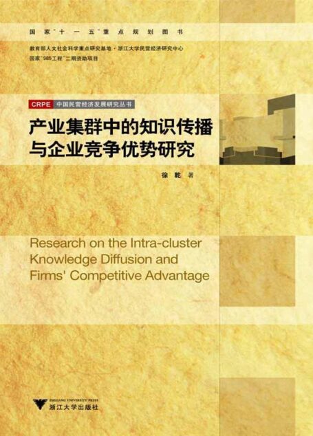 产业集群中的知识传播与企业竞争优势研究 (国家“十一五”重点规划图书,中国民营经济发展研究丛书)