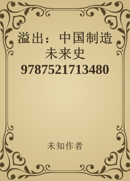 溢出:中国制造未来史9787521713480