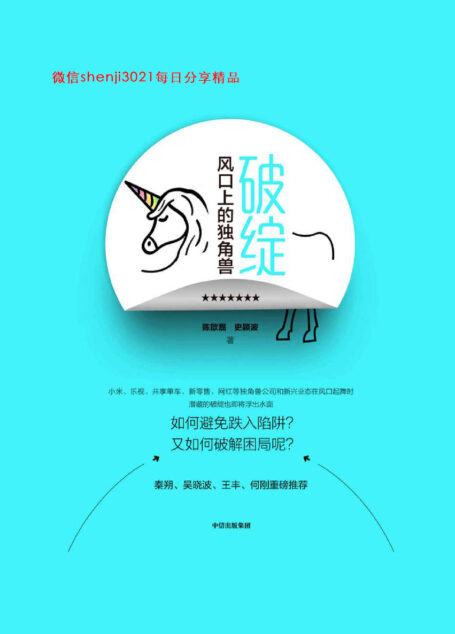 破绽:风口上的独角兽(吴晓波重磅推荐。独角兽公司和新兴业态在风口起舞时,如何避免跌入陷阱、破解困局呢?)