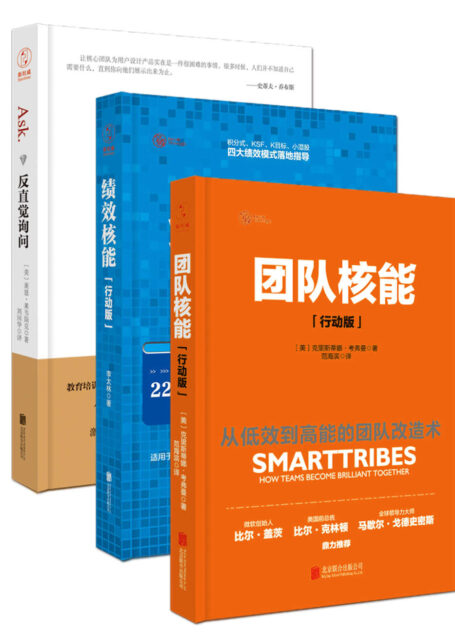 团队核能(行动版)+绩效核能(行动版)+反直觉询问:引爆线上销量的询问式营销技巧(套装共3册)