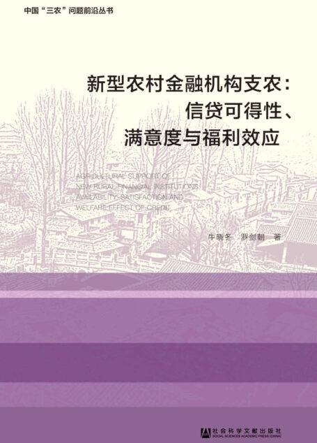 新型农村金融机构支农:信贷可得性、满意度与福利效应 (中国“三农”问题前沿丛书)