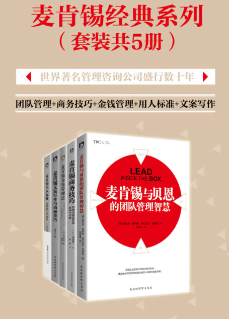 麦肯锡经典系列:团队管理+商务技巧+金钱管理+用人标准+文案写作(套装共5册)