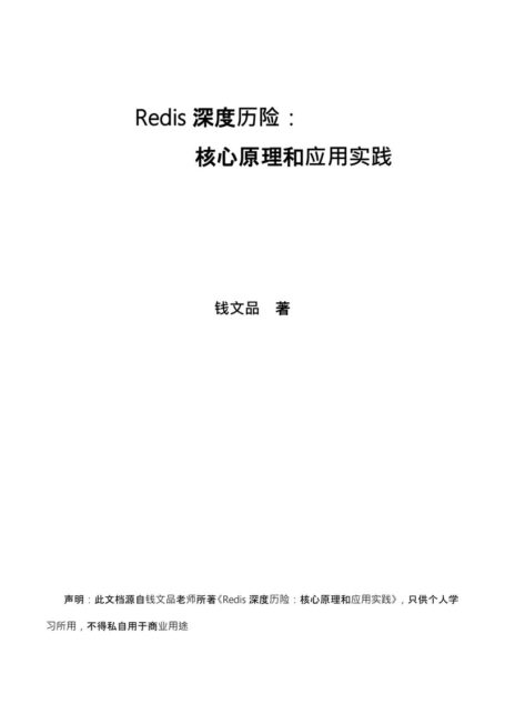 Redis深度历险:核心原理与应用实践
