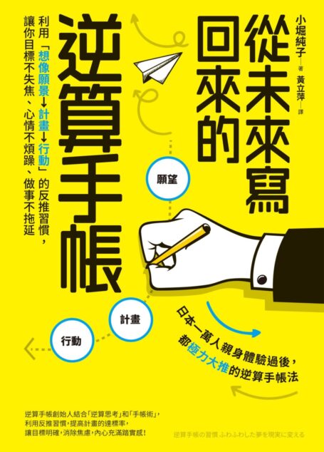 從未來寫回來的逆算手帳：利用「想像願景→計畫→行動」的反推習慣，讓你目標不失焦、心情不煩躁、做事不拖延