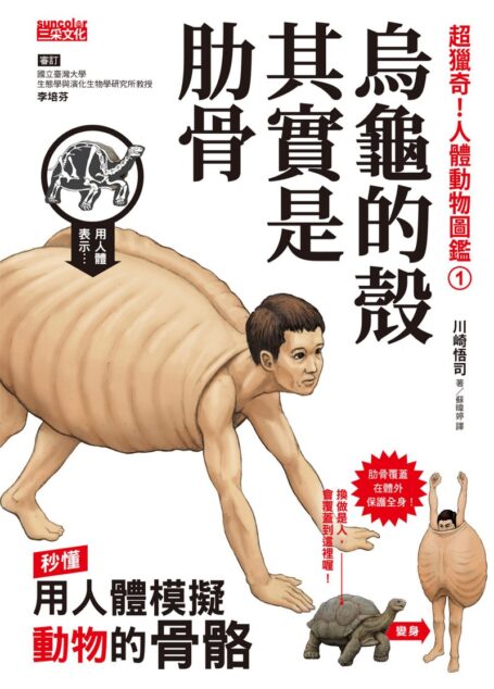 超獵奇!人體動物圖鑑① 烏龜的殼其實是肋骨