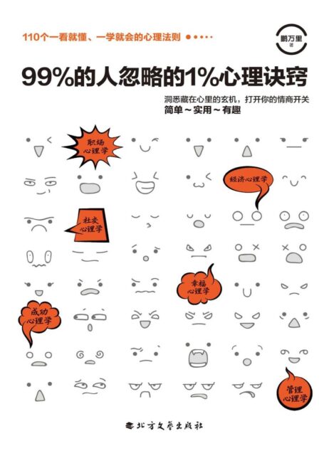 99%的人忽略的1%心理诀窍 (《天才在左,疯子在右》生活版,110条简单易懂心理学帮你摆脱拖延症不自律等问题)