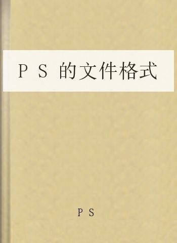 PS的文件格式