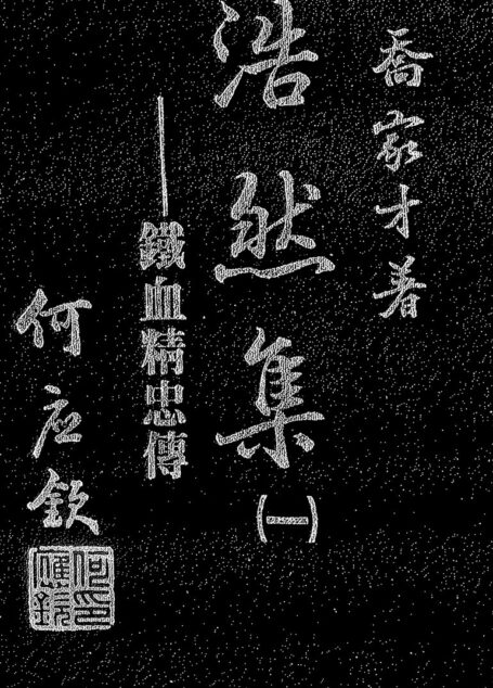 浩然集1 鐵血精忠傳