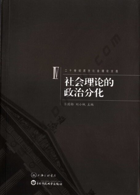 二十世纪西方社会理论文选  Ⅳ：社会理论的政治分化