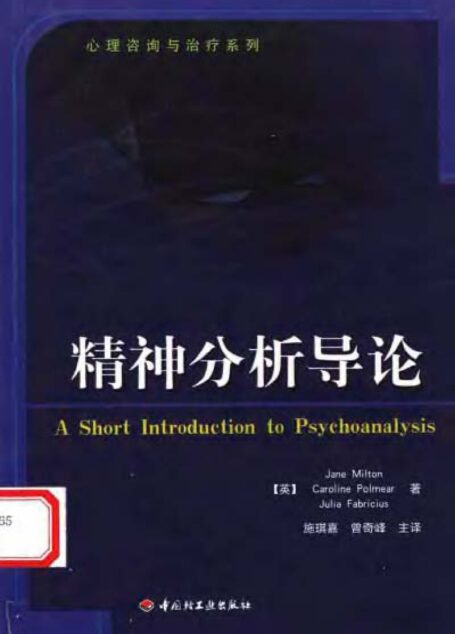 精神分析导论  心理咨询与治疗系列
