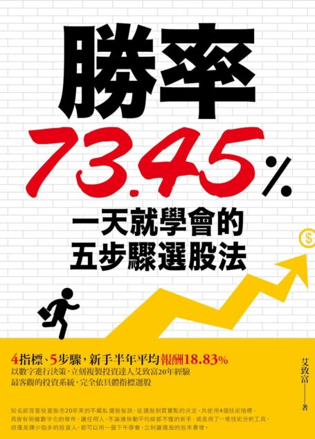 勝率73.45!一天就學會的五步驟選股法