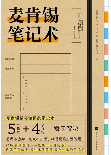 麦肯锡笔记术(让笔记本变成陪伴自己成长的伙伴,将手当作第二个大脑,找出问题的本质)