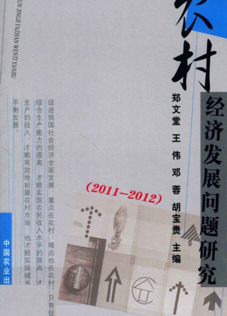 农村经济发展问题研究2013
