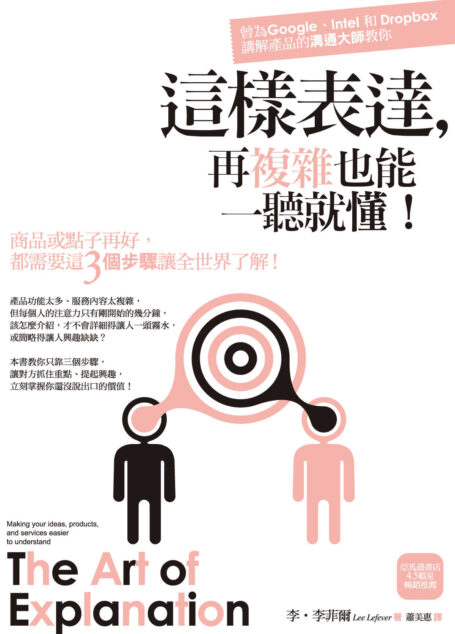 這樣表達,再複雜也能一聽就懂!商品或點子再好,都需要這3個步驟讓全世界了解