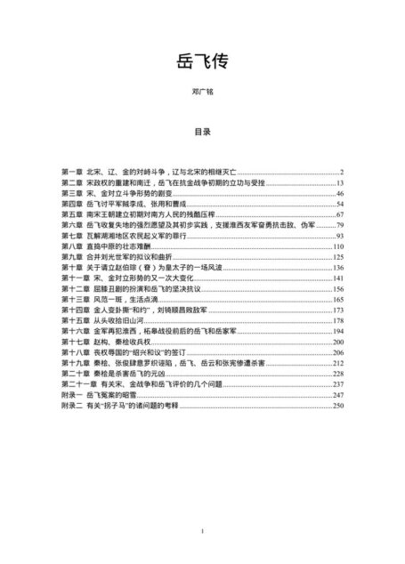 岳飞传