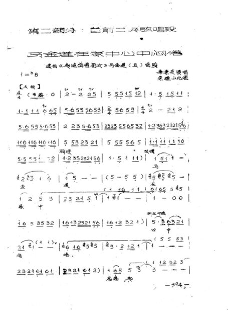 中国戏曲音乐集成 河南卷 二夹弦音乐 (下册)