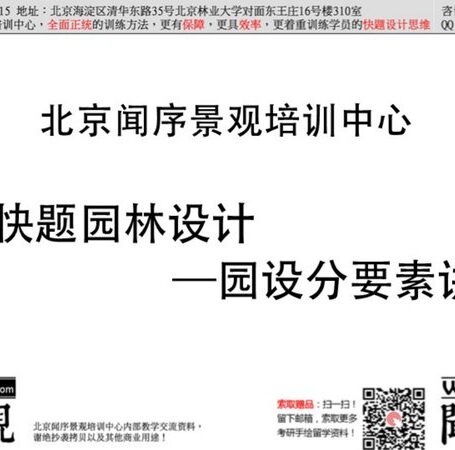 园设要素讲解