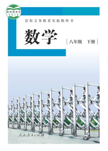 电子教材-特殊教育-盲校-初中-数学-八年级-盲校义务教育实验教科书 数学 八年级 下册（供低视力学生使用）