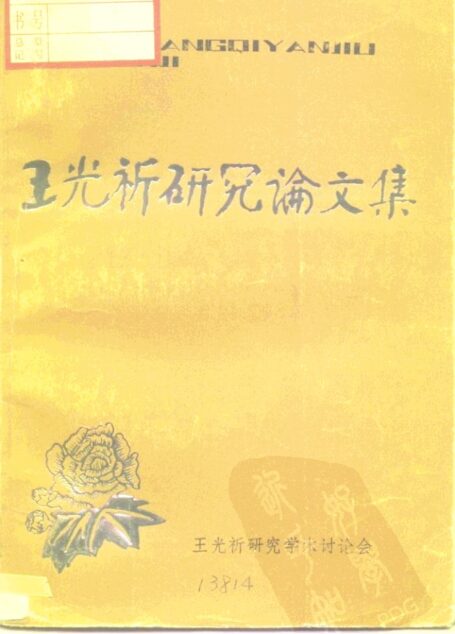 王光祈研究论文集 10197449