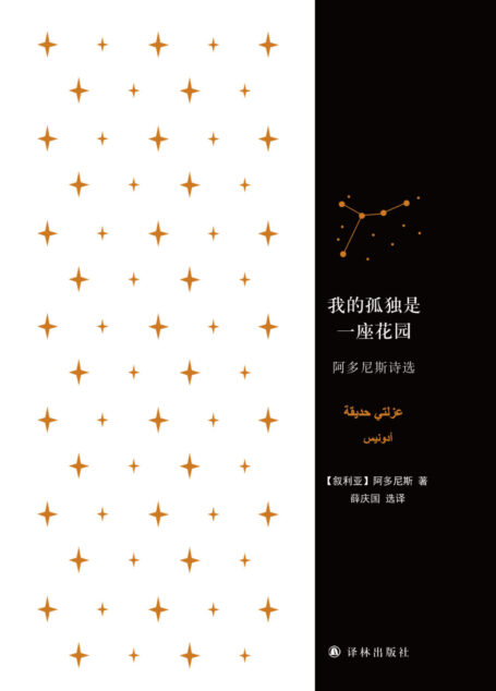 我的孤独是一座花园：阿多尼斯诗选