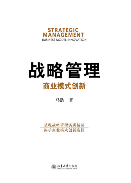 战略管理:商业模式创新