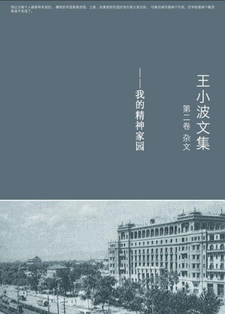 王小波文集.第二卷