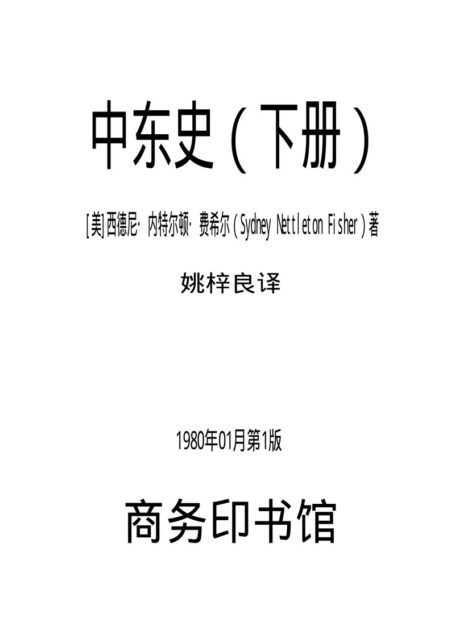 中东史(下册)