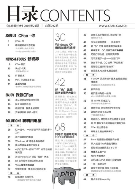 电脑爱好者2007年第21期