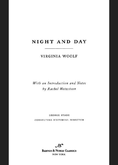Night and Day (Barnes & Noble Classics Series)