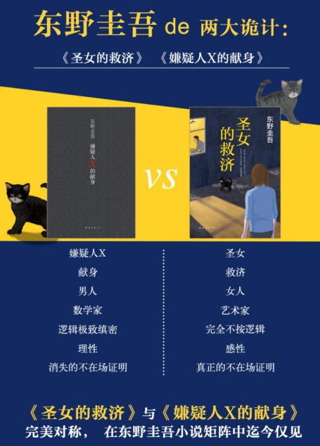 东野圭吾de两大诡计《圣女的救济》《嫌疑人x的献身》