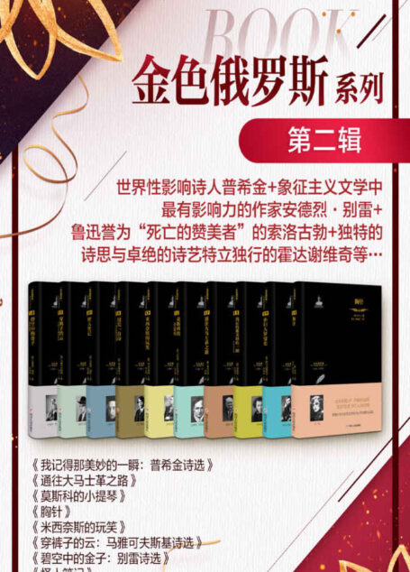 金色俄罗斯系列共十册（第二辑） (豆瓣高分作品集，俄罗斯大师级文学巨匠之作，是继第一辑后又一值得拜读大作)
