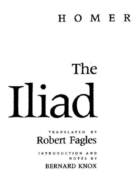The Iliad