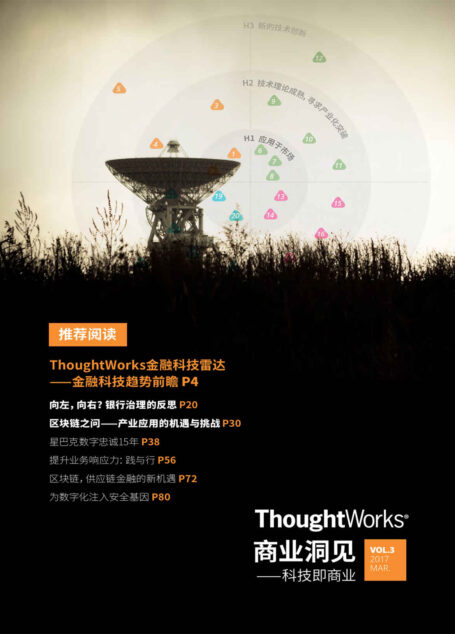 金融科技雷达(ThoughtWorks商业洞见)