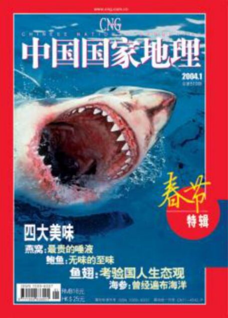 《中国国家地理》2004年1月-总第519期(春节专辑:燕鲍翅参)