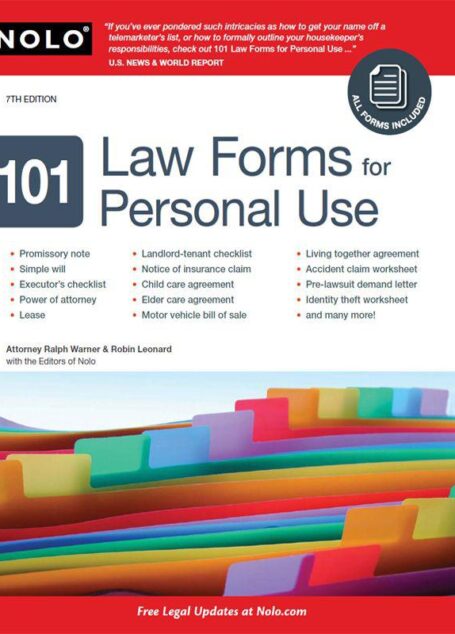 101 Law Forms for Personal Use