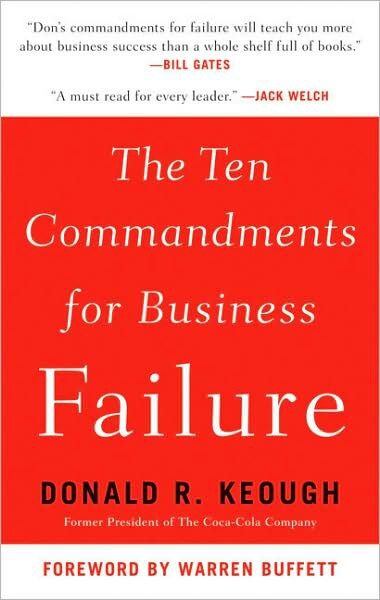 The Tenmandments for Business Failure