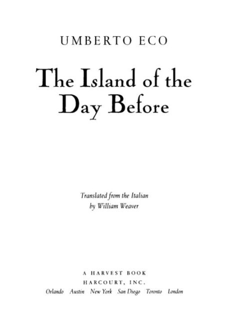 The Island of the Day Before