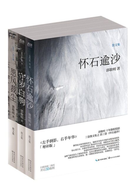 郭敬明散文集:愿风裁尘 守岁白驹 怀石逾沙(套装共3册)