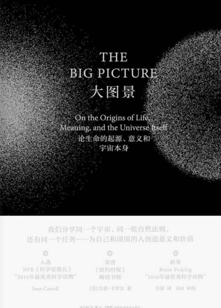大图景:论生命的起源、意义和宇宙本身(一场宇宙的奇妙发现之旅,了解宇宙的整体图景,思考宇宙与人的未来。卡洛·罗韦利推荐)