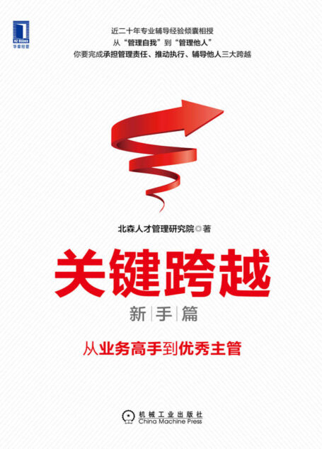 关键跨越(新手篇):从业务高手到优秀主管(北森近20年专业辅导经验倾囊相授,周禹、邢洁、方正柱、曹柏瑞等管理专家共同推荐!)