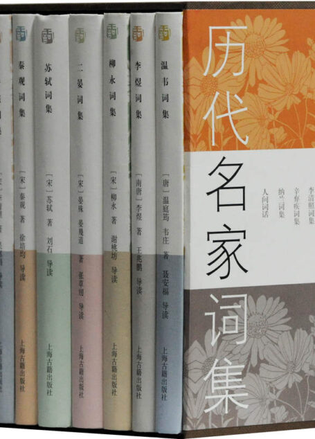 历代名家词集【温韦词集(温庭筠韦庄词集);李煜词集;柳永词集;二晏词集(晏殊晏幾道词集);苏轼词集;秦观词集;李清照词集;辛弃疾词集;纳兰词集;人间词话】 (上海古籍出品)