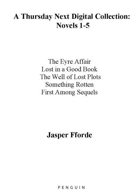 A Thursday Next Digital Collection: Novels 1-5