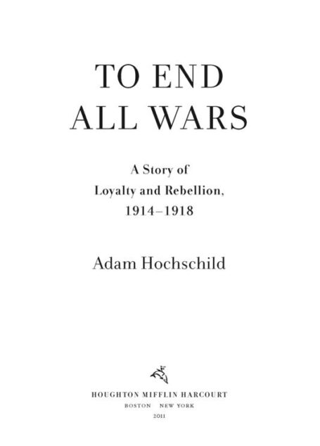 To End All Wars