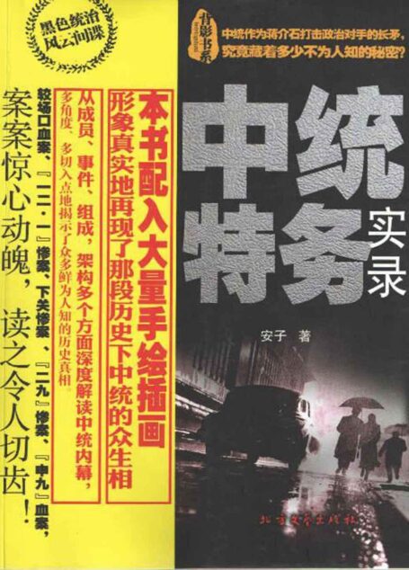 中统特务实录 (背影书系)