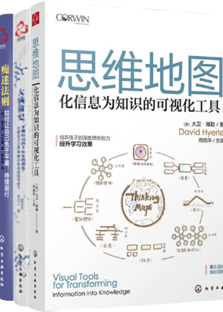 思维地图(套装共4册)【思维地图+大脑简史+痴迷法则+被左右的独立思维】