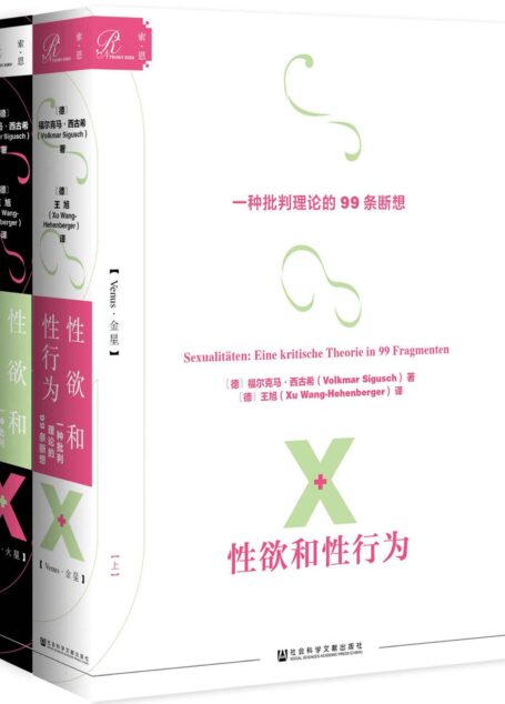 性欲和性行为：一种批判理论的99条断想（全2册）【舞蹈家金星、社会学家李银河推荐！继弗洛伊德、福柯之后的性学理论大师福尔克马·西古希的力作】（索恩系列）