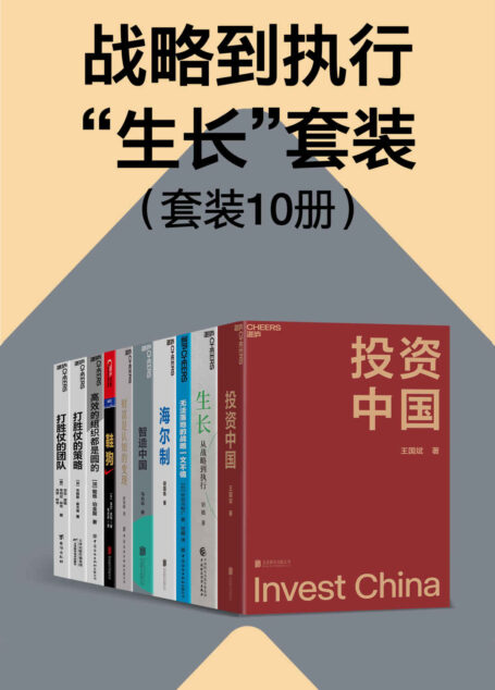 战略到执行“生长”套装(10册)(淘宝、海尔、耐克实战经验构建,中外企业共创的全面落地的战略框架)